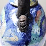 Terracotta teapot, US studio, 1950-1970 era, David Constantine White.