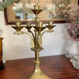 Chandelier tripode en laiton massif