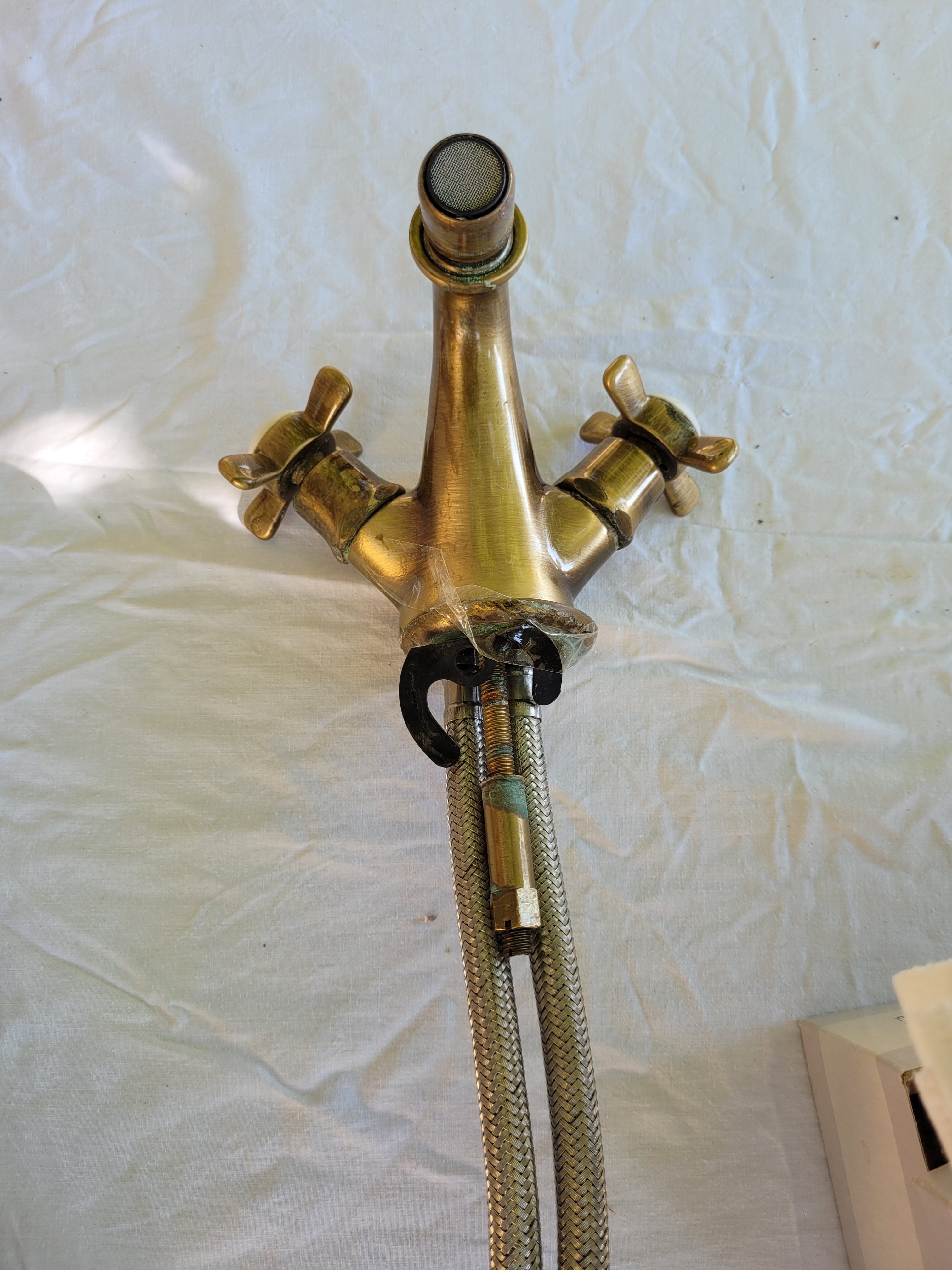 Vintage brass faucet