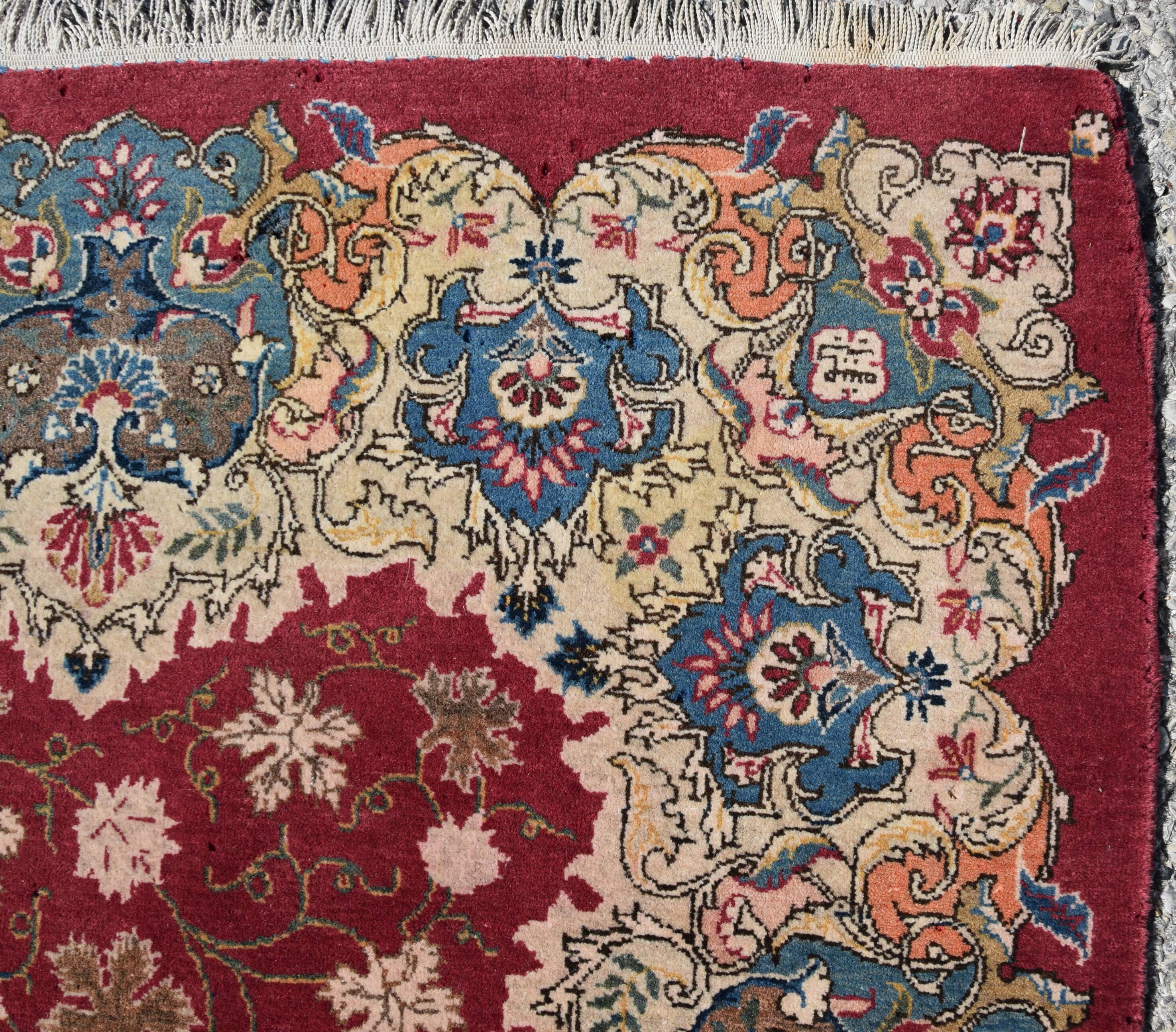 Oriental Iran Rug, Kashan Persian - 2.15 x 1.42 Meters