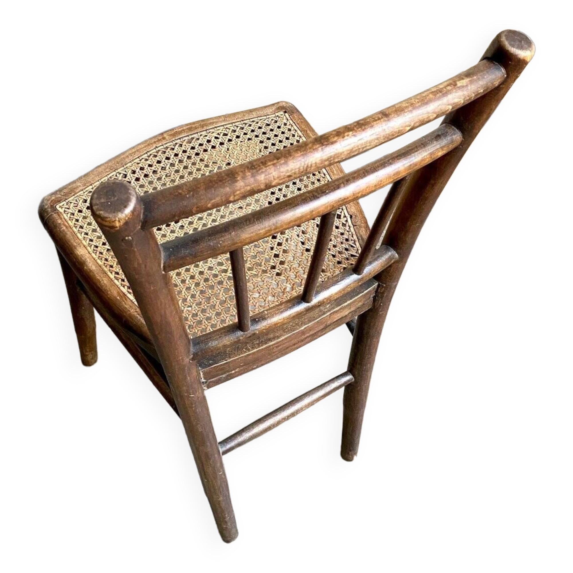 Wooden bistro chair and canning