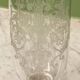 Baccarat crystal bamboo twist candle holder, signed.