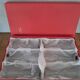 6 crystal glasses from Lorraine in the original box.