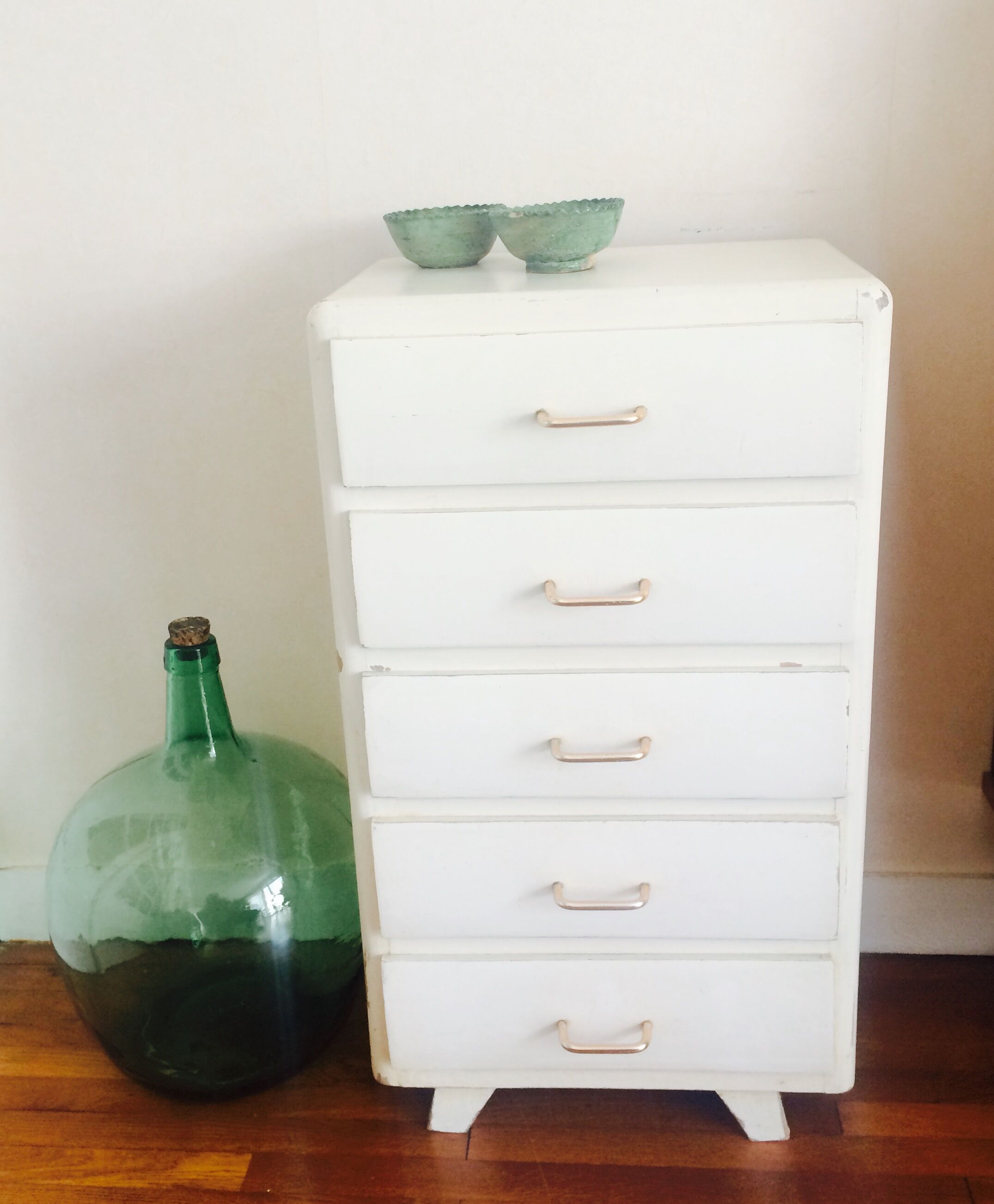 Vintage compass feet chiffonier