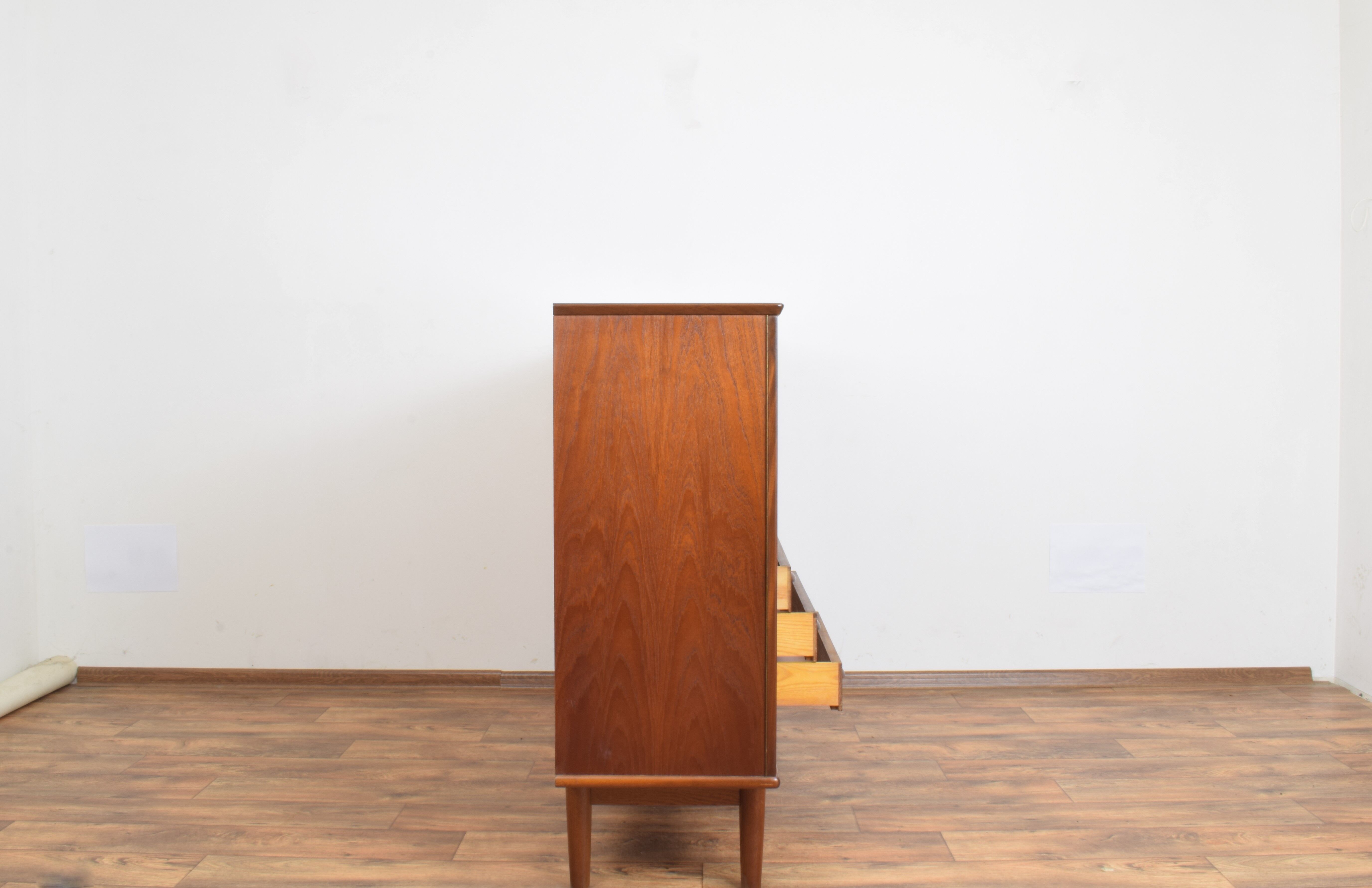 Mid-Century Danish Teak Highboard, 1960s.