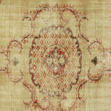 Anatolian handmade vintage rug 253 cm x 181 cm