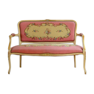 Louis XV style bench, 1970s