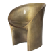Gold Metallic Moon Armchair by Tokujin Yoshika for Moroso