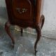 Table de chevet française style Louis XV avec plateau en marbre