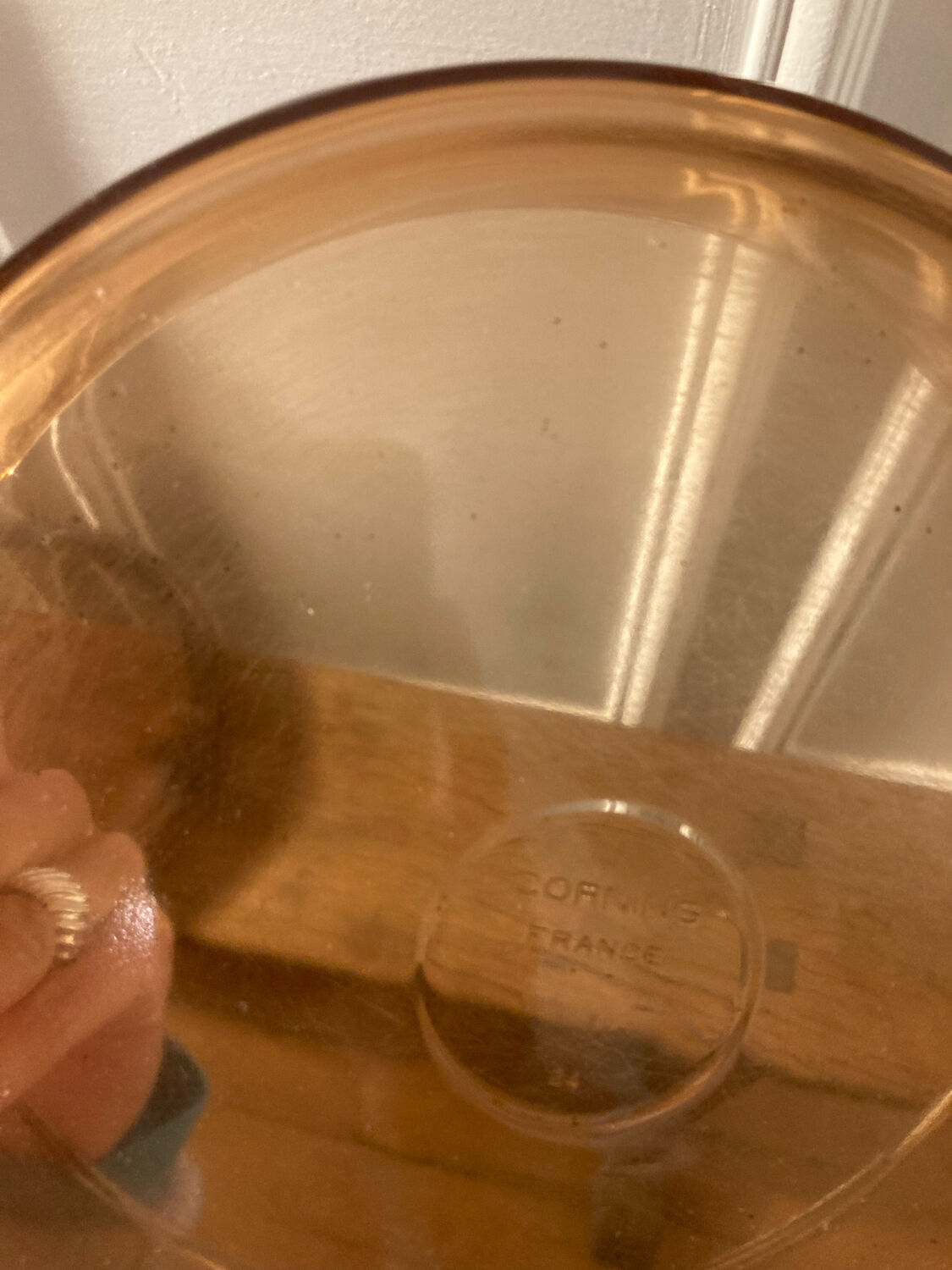 Smoked glass casserole