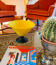 Yellow Conic Vase, postmodern, Italy 1980s