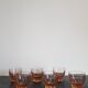 Lot de 6 petits verres rose
