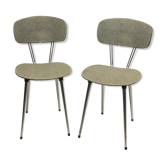 Paire de chaises années 60