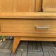 Vintage wardrobe with compass feet 1960