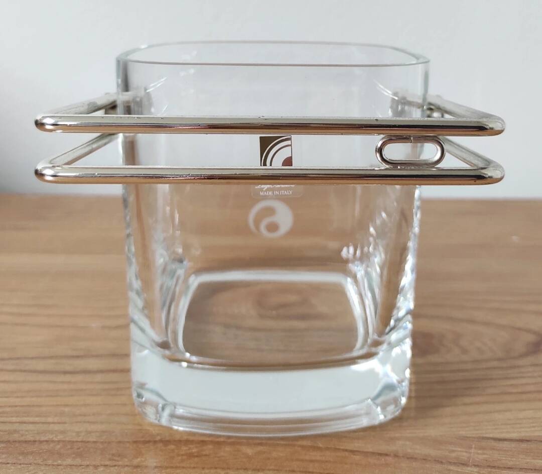 Vintage ice bucket Luigi Bormioli-Italy
