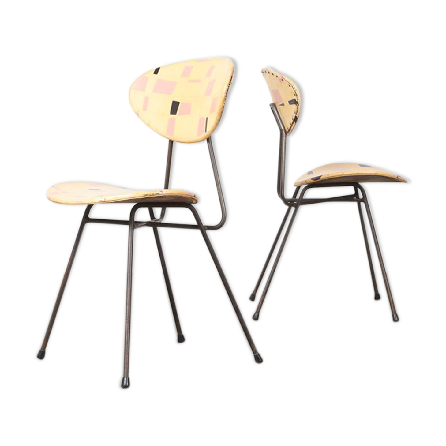 Pair of 'Staatsmijnen' chairs by Rob Parry 1955