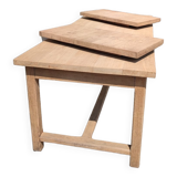Solid oak farmhouse table