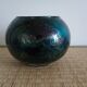 Glossy glass round vase by Jean Noêl Bouillet