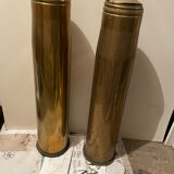 Standing ashtray and vase - brass shell