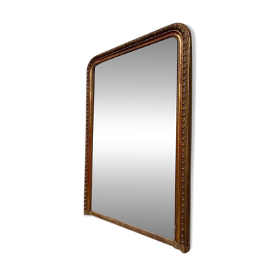 Miroir doré fin XIXème