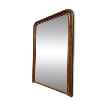Miroir doré fin XIXème