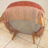 Pink padded toad chair