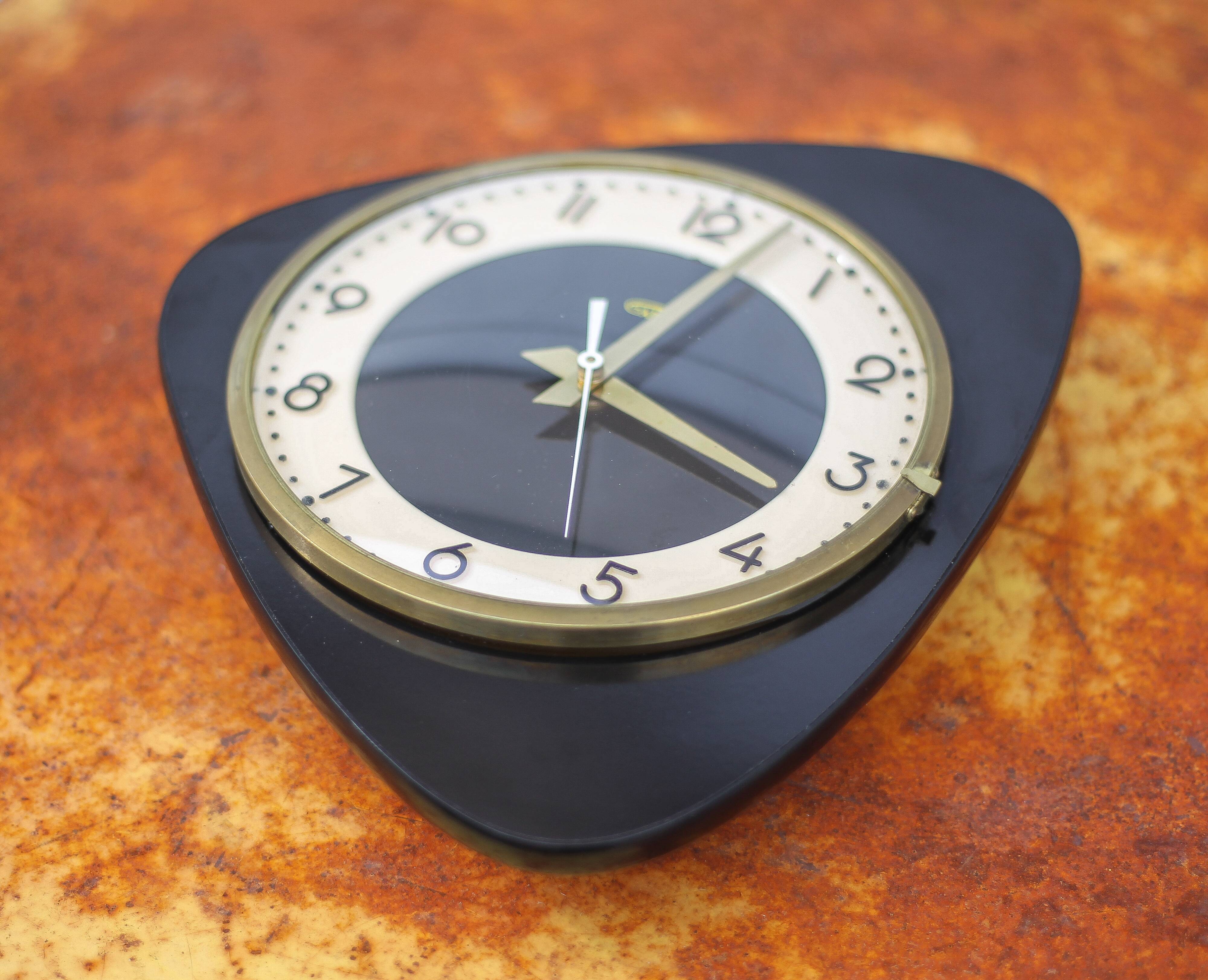 Galli vintage clock, vintage pendulum, wall clock, 60's