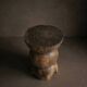 OPAL stool in hand-carved solid recycled teak