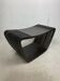Post modern Dutch slatted wooden wavy curvy bench or  coffee table, 1970s