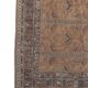 Vintage Turkish Oushak Rug with Floral Border