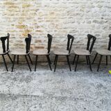 Lot of 12 bistro chairs