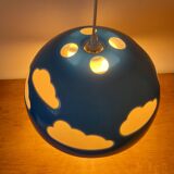 Vintage ikea Skojig blue pendant light