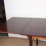 Table de repas extensible danoise en Palissandre, modèle 54 par Gunni Omann