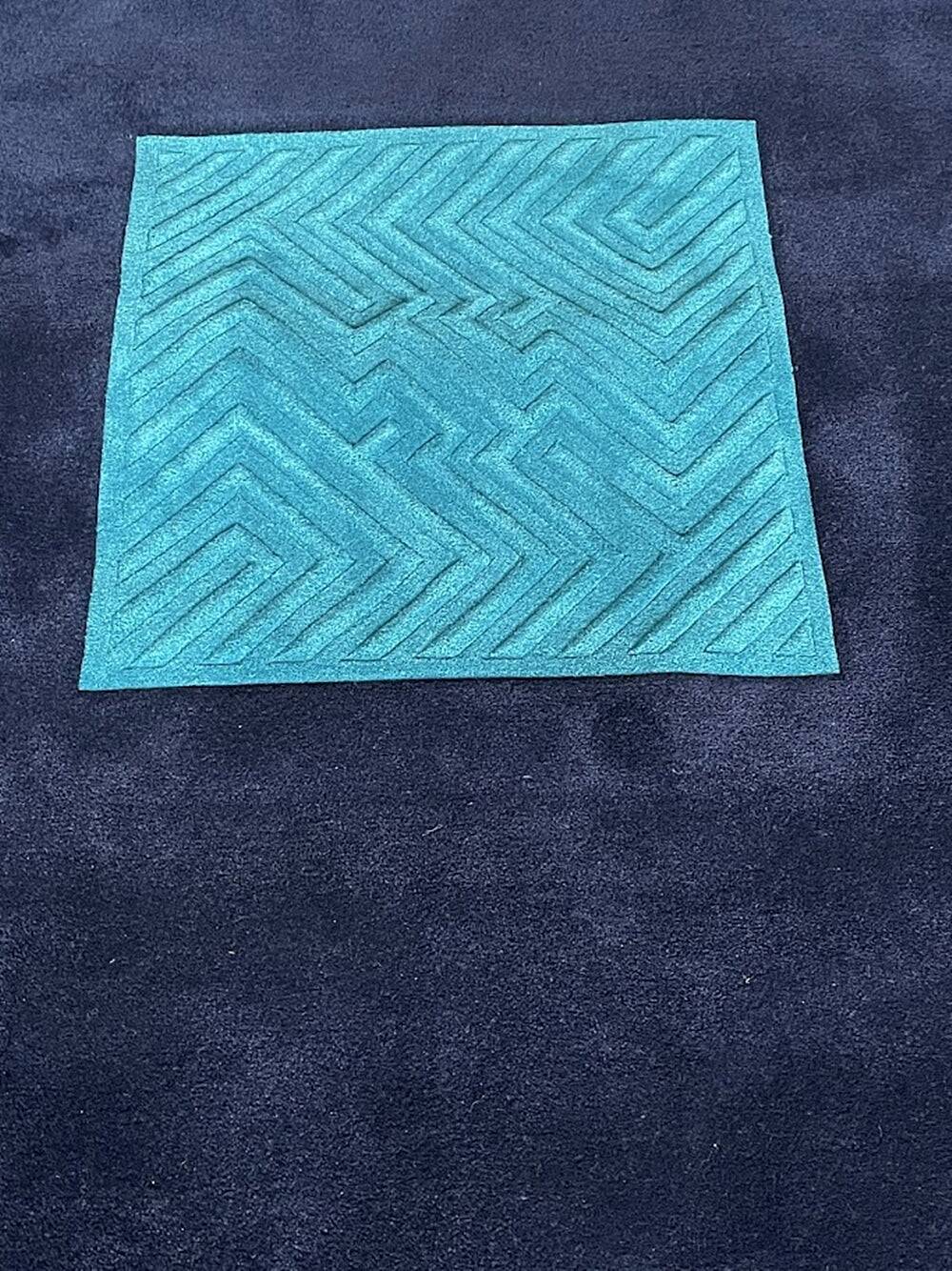"Window" Hand-tufted rug by Tisca Switzerland 1990s
