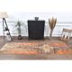 1960s Turkish Wool Hand-Knotted Runner Orange Rug 80x313