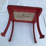 Side table red from China 50s