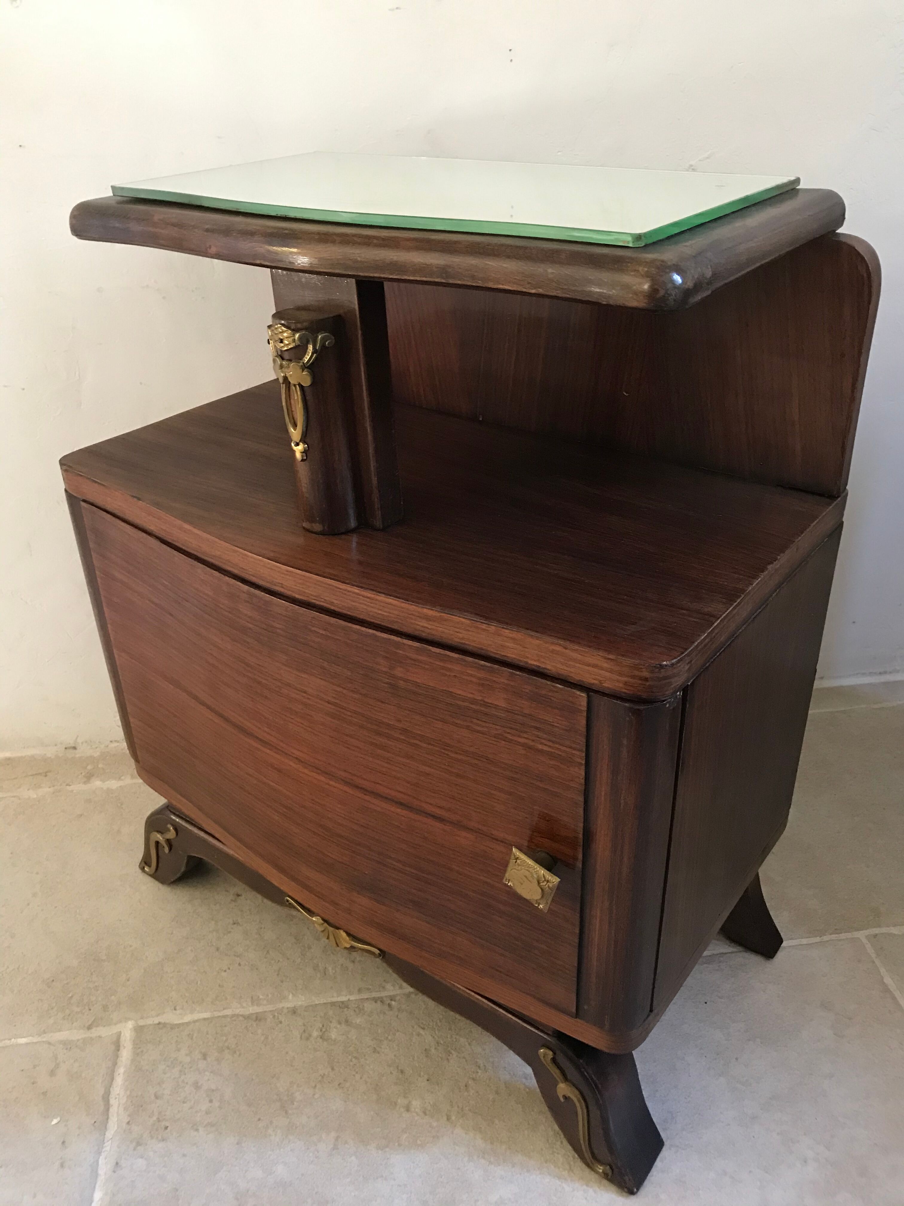 Art deco bedside pair