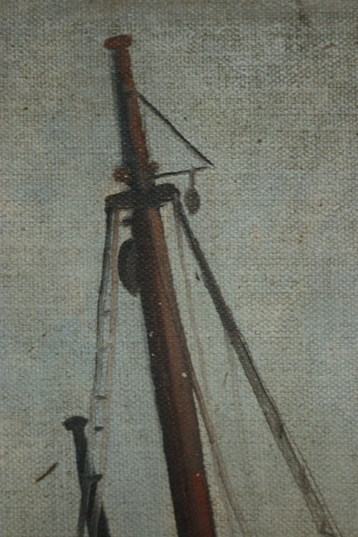 Fishing boats on the slipway – oil on canvas
