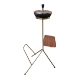 Old vintage brass tripod magazine ashtray