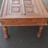 Old wooden coffee table