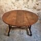 Antique French oak wine table – Loire region – Tilting top – 107 cm diameter