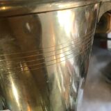 Silver metal champagne bucket