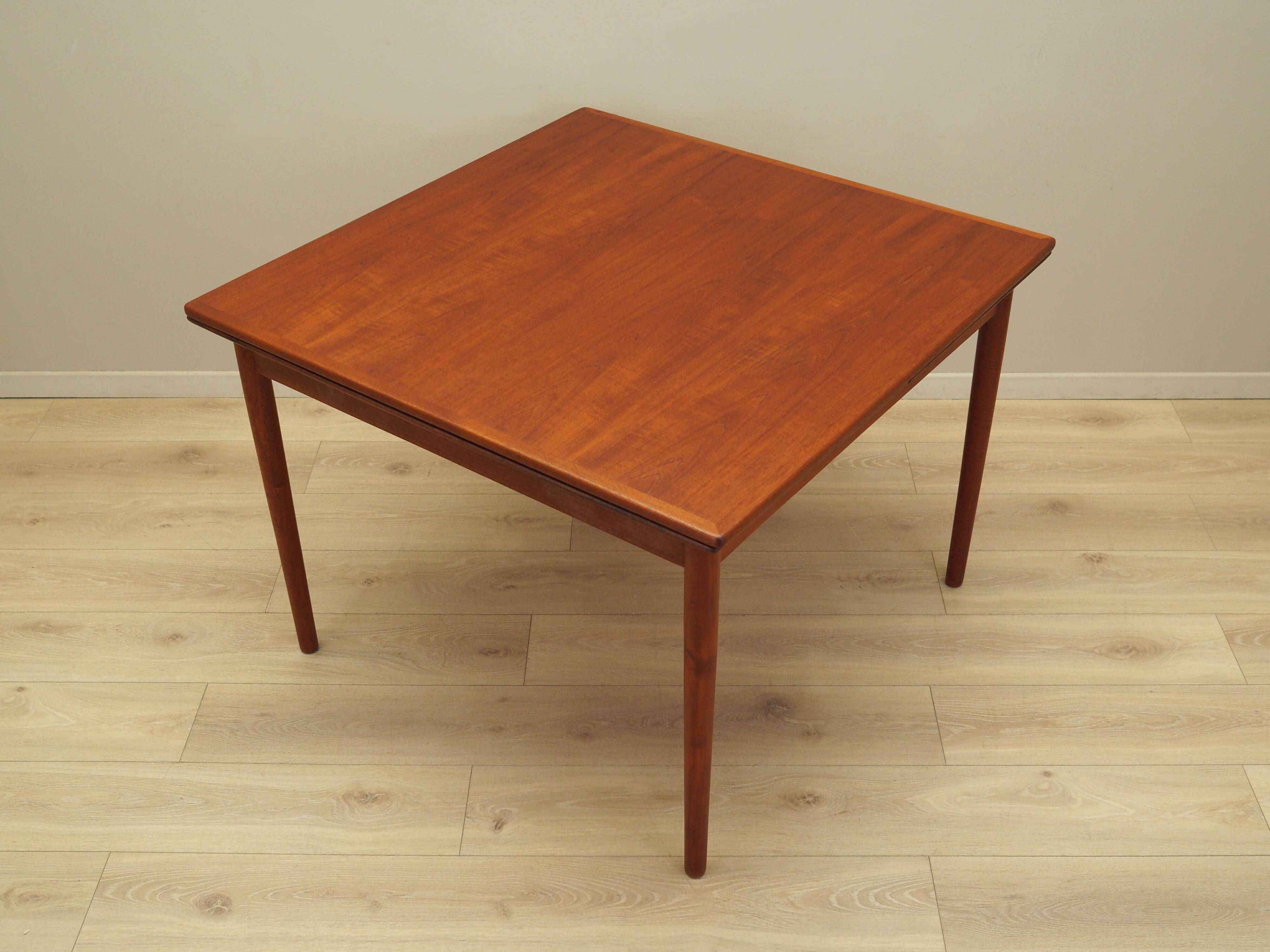 Teak table, Danish design, 1970s, production: Denmark