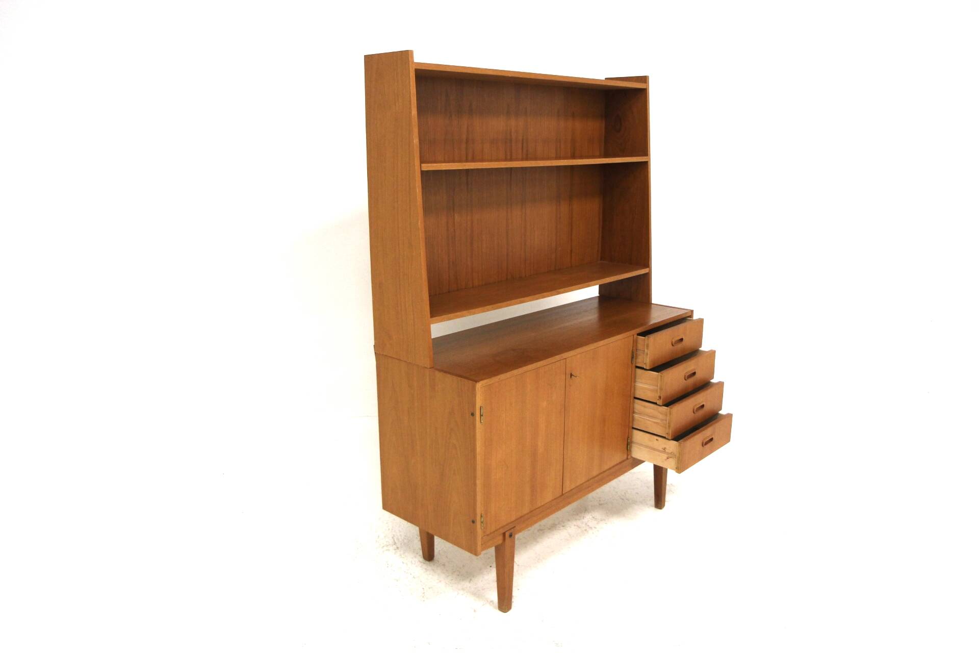 Scandinavian teak bookcase, Sweden, 1960