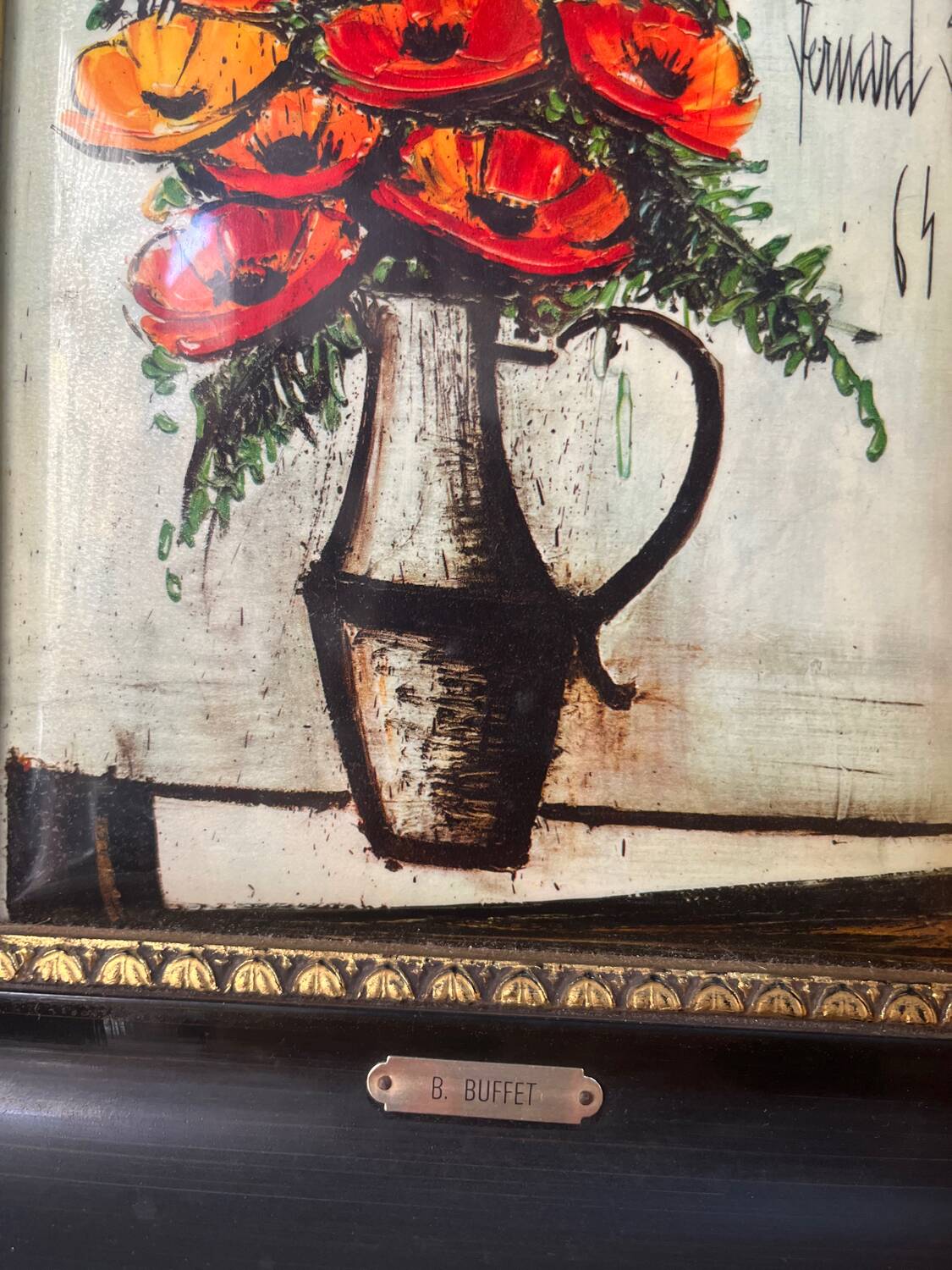 Poppies in a jug painting