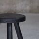 Tabouret de "berger" massive pine France 1960
