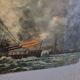 French WW1  Painting signed Amand and dated 1914