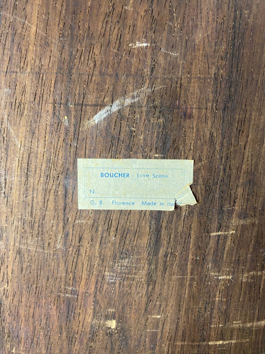 Florentine wooden triptych painting