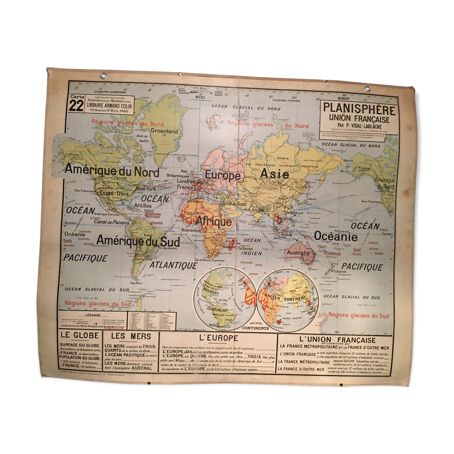 Armand colin school map