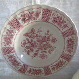 Pink English China plates